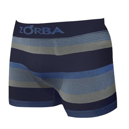 Imagem de Kit 6 Cuecas Zorba Boxer Listrada 847 Marinho - P