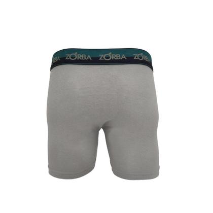 Imagem de Kit 6 Cuecas Zorba Boxer Max Algodão 702 Branco/Mescla - G