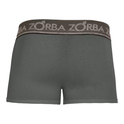 Imagem de Kit 6 Cuecas Zorba Boxer Plus 717 Chumbo - G