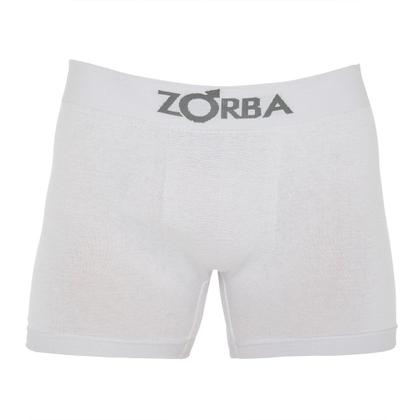 Imagem de Kit 6 Cuecas Zorba Boxer sem Costura Algodão 781 Branco - M