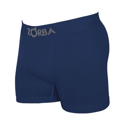 Imagem de Kit 6 Cuecas Zorba Boxer sem Costura Algodão 781 Marinho - G