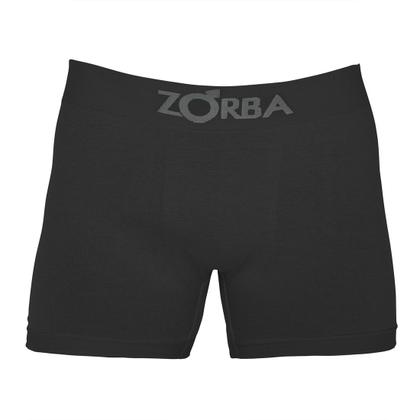 Imagem de Kit 6 Cuecas Zorba Boxer sem Costura Algodão 781 Preto - G