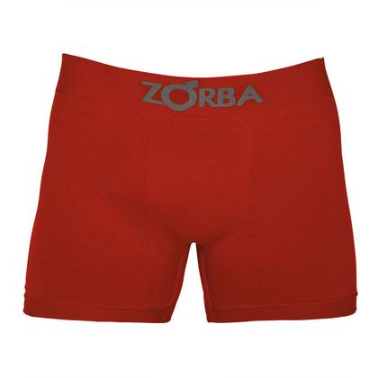 Imagem de Kit 6 Cuecas Zorba Boxer sem Costura Algodão 781 Vermelho Escuro - G
