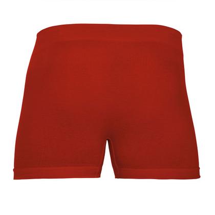 Imagem de Kit 6 Cuecas Zorba Boxer sem Costura Algodão 781 Vermelho Escuro - M