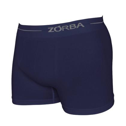Imagem de Kit 6 Cuecas Zorba Boxer Side sem Costura Microfibra 839 Marinho - M