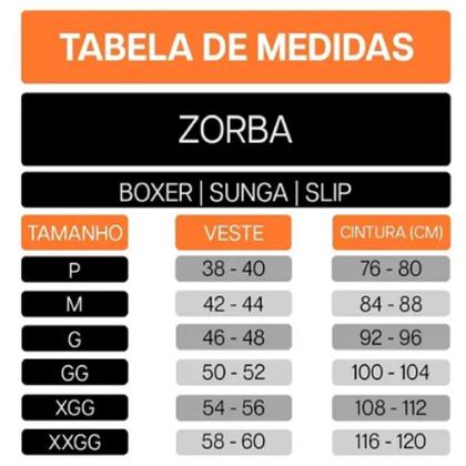 Imagem de Kit 6 Cuecas Zorba Sem Costura Em Algodão Cotton Modelo Boxer Box Algodão