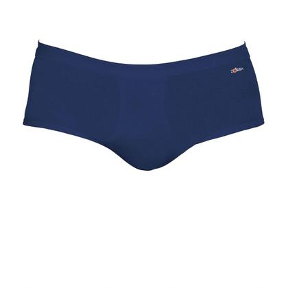 Imagem de Kit 6 Cuecas Zorba Slip Linea com Abertura Algodão 185 Marinho - GG