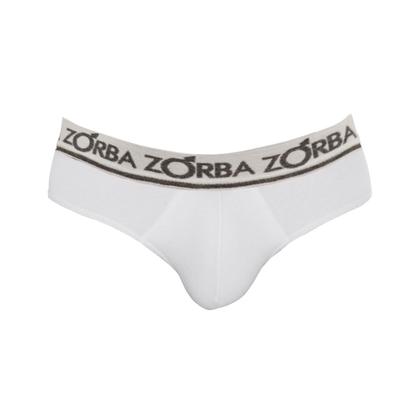 Imagem de Kit 6 Cuecas Zorba Slip Plus 716 Branco - G