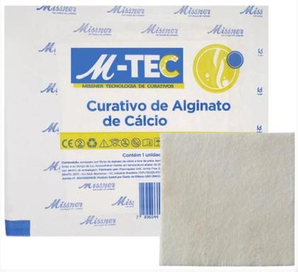 Imagem de Kit 6 Curativo De Alginato De Cálcio 10cm X 10cm - Missner