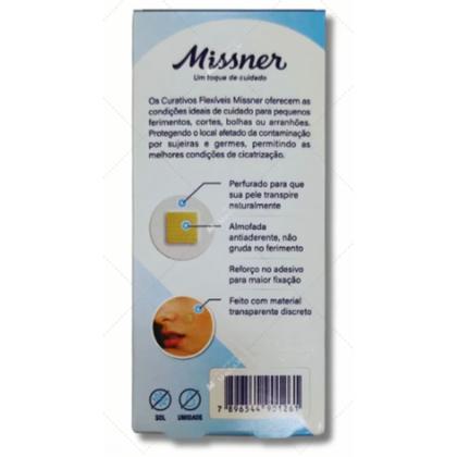 Imagem de Kit 6 Curativo Flexível Redondo Transparente 16Un - Missner