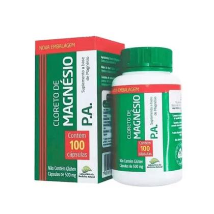 Imagem de Kit 6 Cx Cloreto de Magnésio P.A Com 100 caps  Medicina