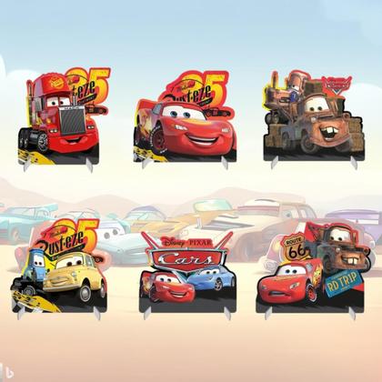 Imagem de Kit 6 Decoração De Mesa 11X20,5Cm Display Enfeite Festa Nfe