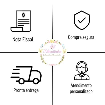 Imagem de Kit 6 Decoração De Mesa 11X20,5Cm Display Enfeite Festa Nfe