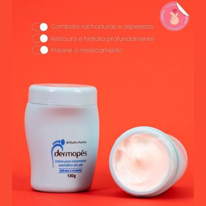 Imagem de Kit 6 Dermopés Creme Tratamento Dos Pés Hidrata E Restaura