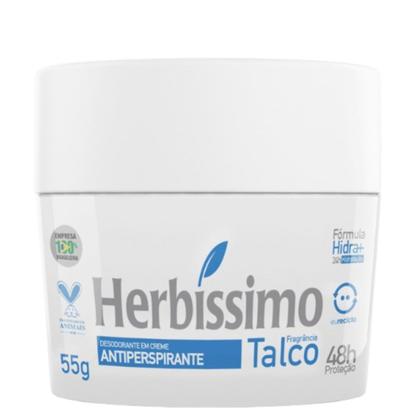 Imagem de Kit 6 Desodorante Creme Talco Herbíssimo 55G - Dana