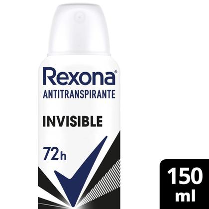 Imagem de Kit 6 Desodorantes Rexona Motionsense Antitranspirante Aerossol Invisible 150ml