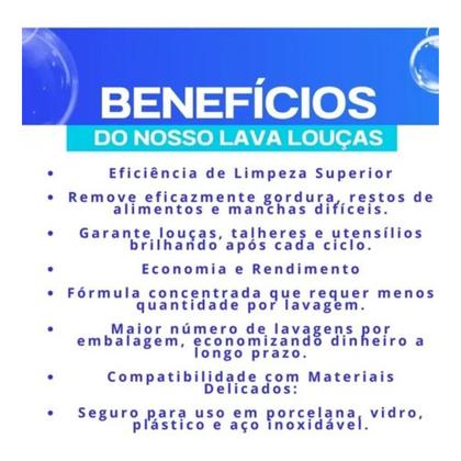 Imagem de Kit 6 Detergente Em Pó 3 Em 1 Com Secante Lar Fresh - Novidade