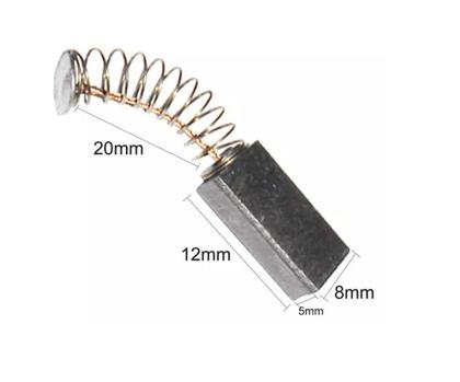 Imagem de Kit :6 Escovas Carvão Maquina Cortar Tecido Rc100 Disco