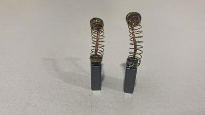 Imagem de Kit :6 Escovas Carvão Maquina Cortar Tecido Rc100 Disco