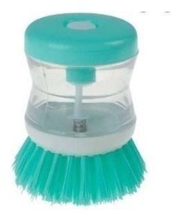 Imagem de Kit 6 Escovas Lava Louças C/ Reservatório E Dispenser - Atacado