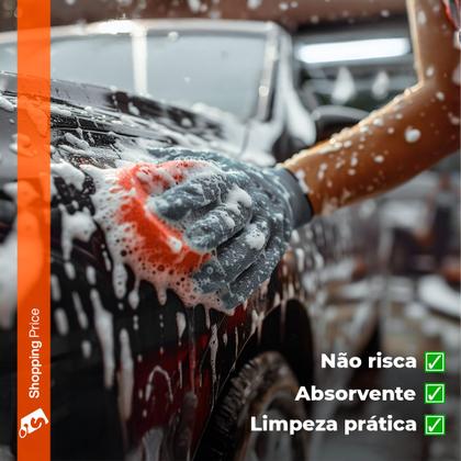 Imagem de Kit 6 Esponjas de Limpeza Lavagem Automotiva Uso Geral