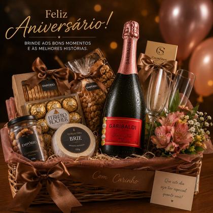 Imagem de Kit 6 Espumante Garibaldi Pinot Noir Brut Rosé 750ml