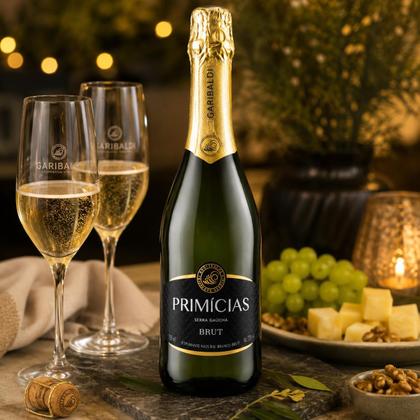Imagem de Kit 6 Espumante Garibaldi Primícias Brut 660ml