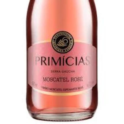 Imagem de Kit 6 Espumante Garibaldi Primícias Moscatel Rose 660ml