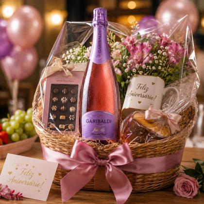 Imagem de Kit 6 Espumante Garibaldi Vero Moscatel Rosé 750ml