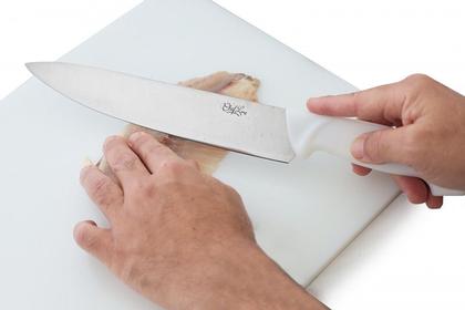 Imagem de Kit 6 faca para chef 10" cabo de polipropileno branco