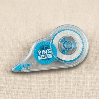 Imagem de Kit 6 Fitas Corretivas Yins 12m Organização Escritório Mesa Limpa Sem Sujeira -