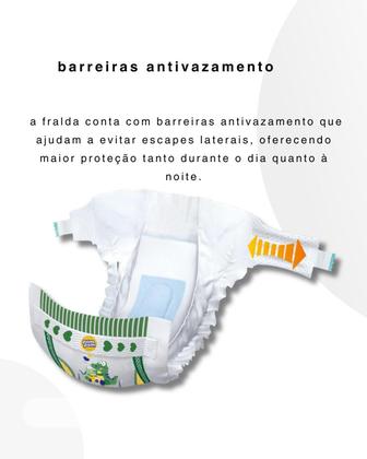 Imagem de Kit 6 Fralda Infantil Pompom Derma Protek Atacado Barato