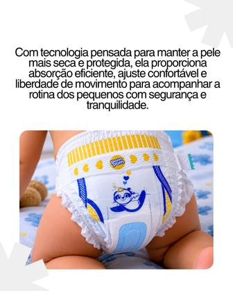 Imagem de Kit 6 Fralda Infantil Pompom Derma Protek Atacado Barato