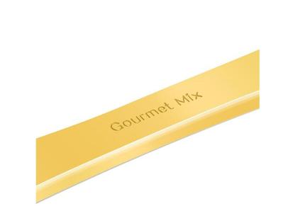 Imagem de Kit 6 Garfo de Mesa Elite Dourado Gourmet Mix