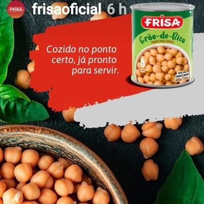 Imagem de Kit 6 Grão De Bico Frisa Em Conserva 260g