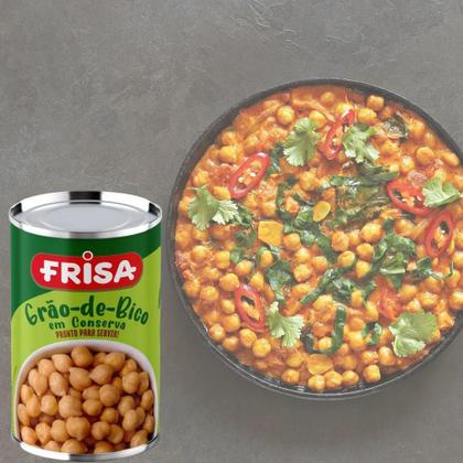 Imagem de Kit 6 Grão De Bico Frisa Em Conserva 260g