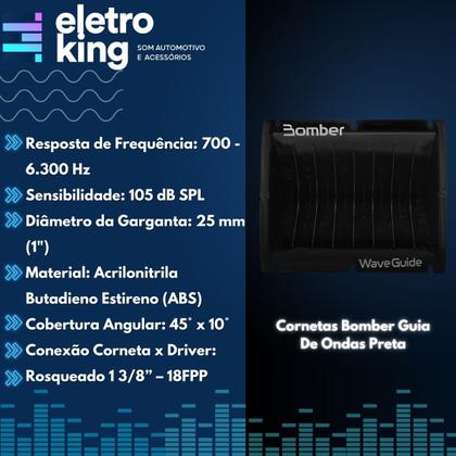 Imagem de Kit 6 Guias De Onda Bomber Driver Selenium Hinor Titanio Titanium