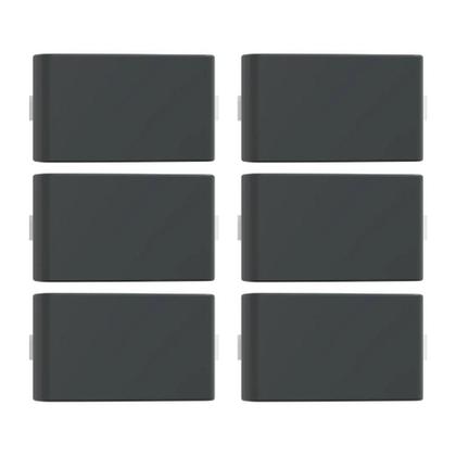 Imagem de Kit 6 Interruptor Paralelo Lunare Up Schneider Grafite Fosco