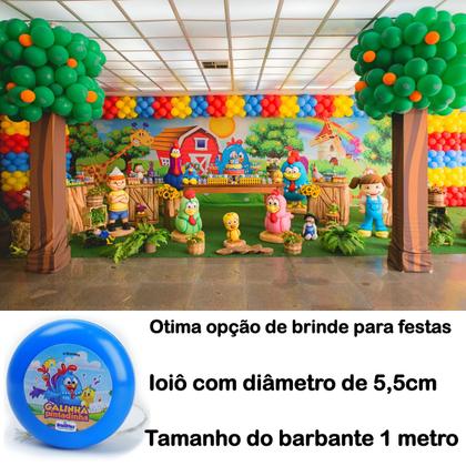 Imagem de Kit 6 Ioiôs Galinha Pintadinha Infantil 