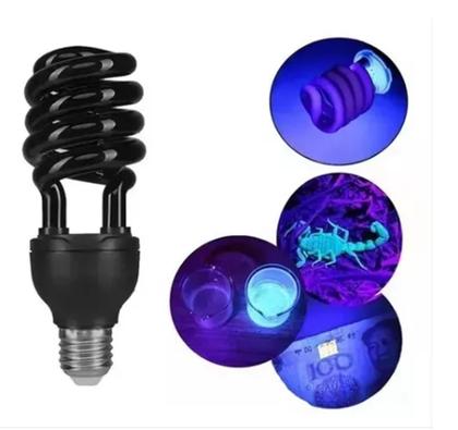 Imagem de Kit 6 Lâmpada Fluorescente 30w Espiral Luz Negra E27 110v