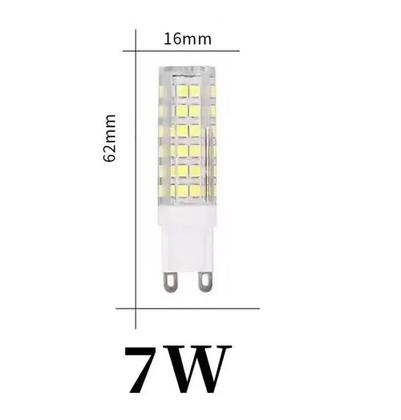 Imagem de Kit 6 Lâmpada Led Halopim G9 7w Lustres E Pendentes Bivolt Branco quente