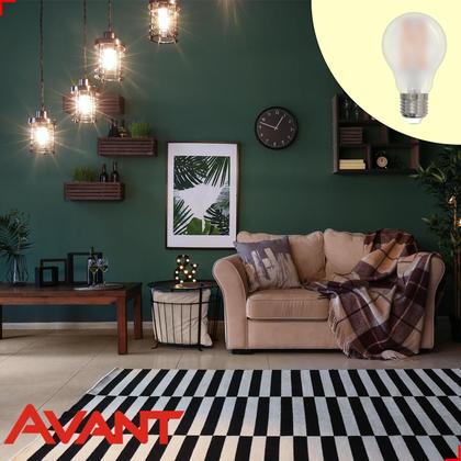 Imagem de Kit 6 Lampada Led Pera Matte 9w Filamento Branco Neutro 4000k E27