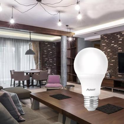 Kit 6 Lâmpadas Led 9W Bulbo Pêra 6500K Luz Branco Frio Avant - Tesla Store Imagem de Kit 6 Lâmpadas Led 9W Bulbo Pêra 6500K Luz Branco Frio Avant