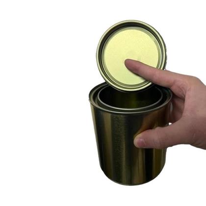 Imagem de Kit 6 Lata Vazia 900ml Artesanato Carne Banha Tinta B.Agua