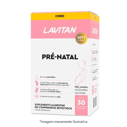 Imagem de Kit 6 Lavitan Pré-Natal Multi com 30Cpr - Cimed