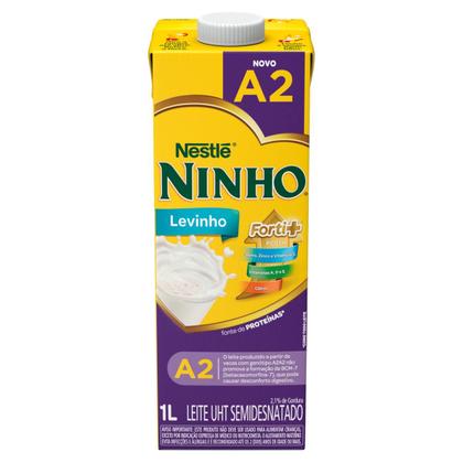 Imagem de Kit 6 Leite Ninho Semidesnatado A2 1L