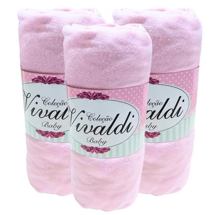 Imagem de Kit 6 Lençol Bebê Berço Americano com elástico 100% algodão coleção Vivaldi 66.02.0001 Sul Brasil