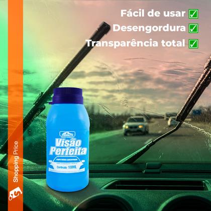 Imagem de Kit 6 Limpa Vidros Automotivo Parabrisa Concentrado Proauto 100ml