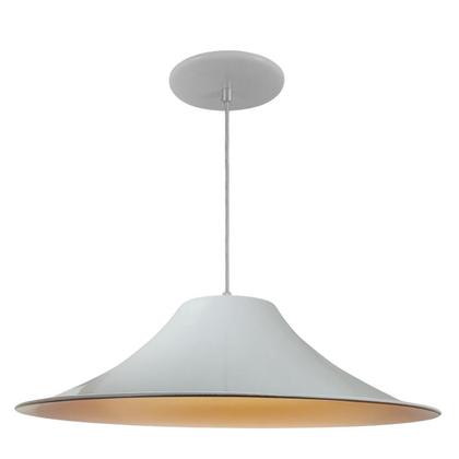 Imagem de Kit 6 Luminária Pendente Chapéu Chinês Com Interior Cobre Com Fiação 110/220v