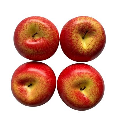Imagem de Kit 6 Maçã gala Rajada Artificial para Atacado Decoração Elegante e Sem Cheiros fruta falsa - DE0623